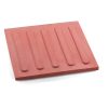 Piso Tátil Direcional Vermelho 40x40x2,5cm